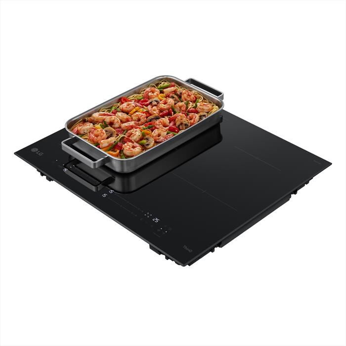 LG - Piano cottura induzione CBIZ2435B 59 cm-Nero Schott