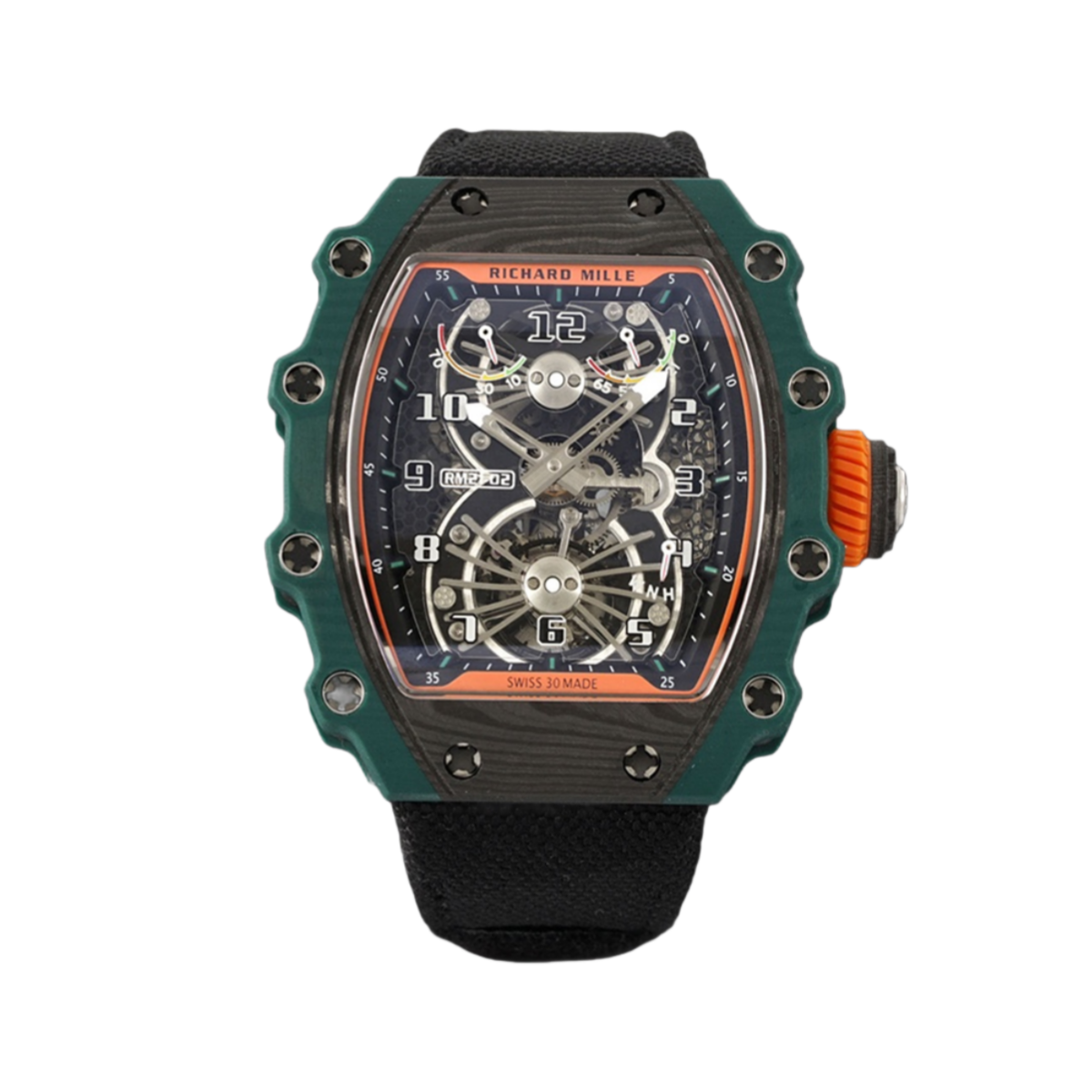 【7A Quality】Swiss Made RICHARD MILLE RM 21-01 Replica Tourbillon Aerodyne Best Quality with Skeleton Dial