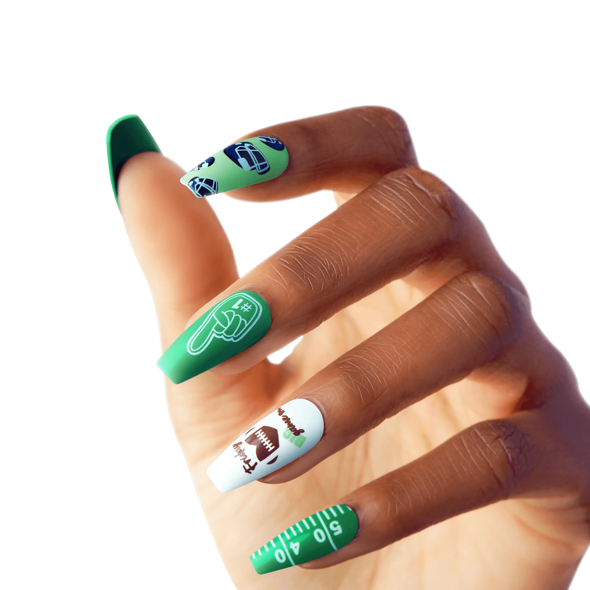 KISS Voguish Fantasy Press On Glue Nails - In My Zone