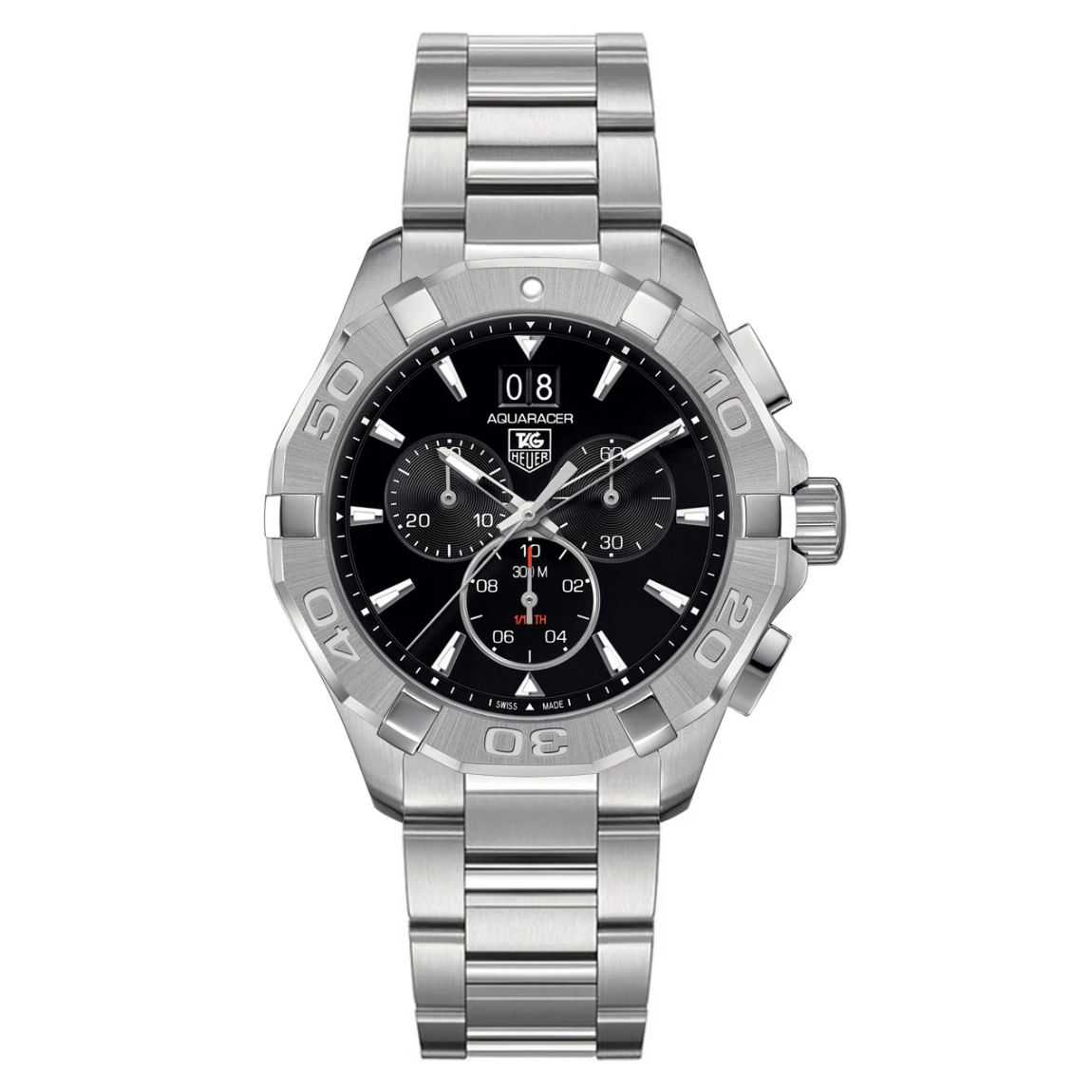 Tag Heuer Aquaracer 300M Chronograph 43mm Quartz Black Dial CAY1110.BA0927