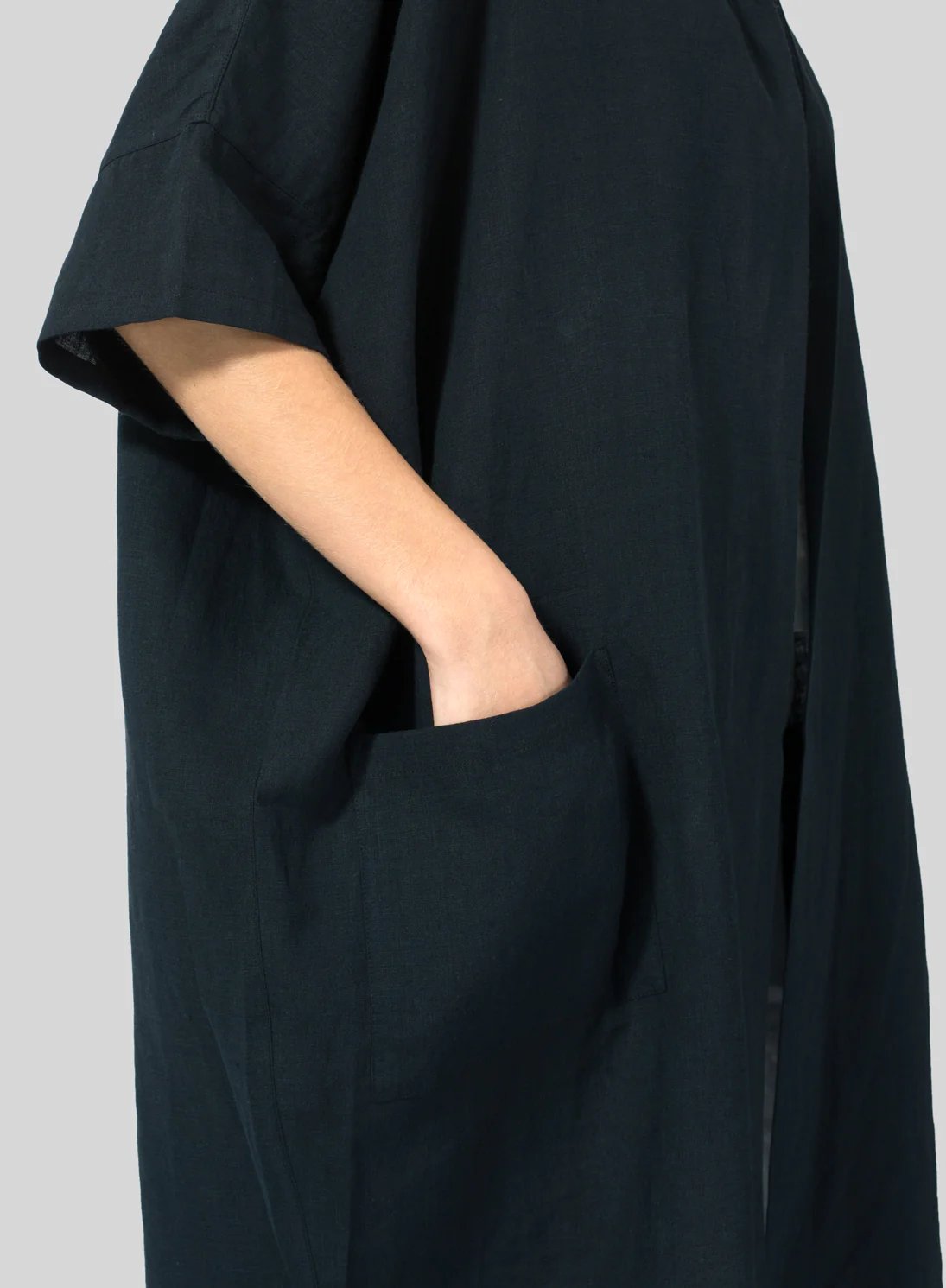 Womens Cotton And Linen Sunscreen All-Match Coat