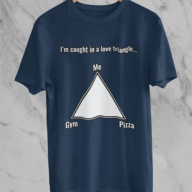 'GYM Love Triangle' T-shirt