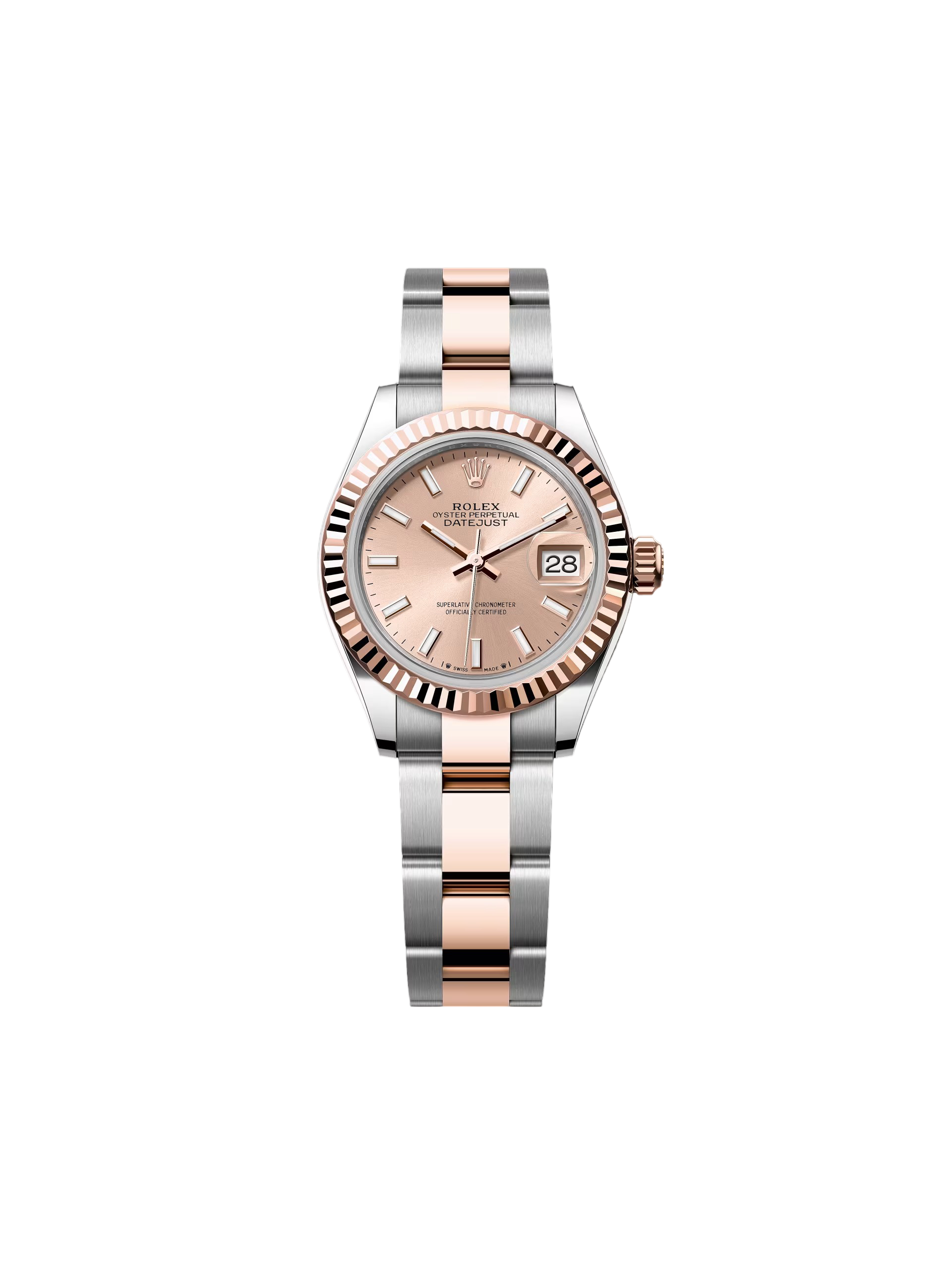 RLX Lady-Datejust 31mm 279171 Sundust Index Oyster Stainless Steel and Rose Gold