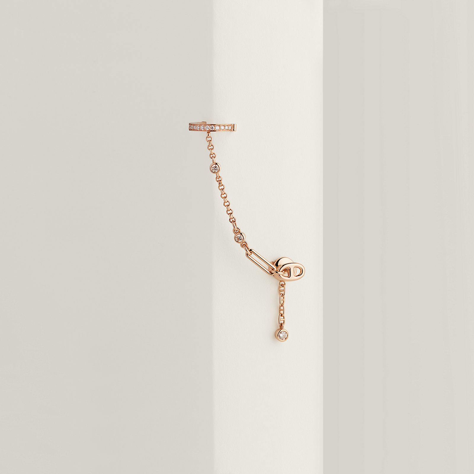 Chaine d'ancre Chaos left single earring
