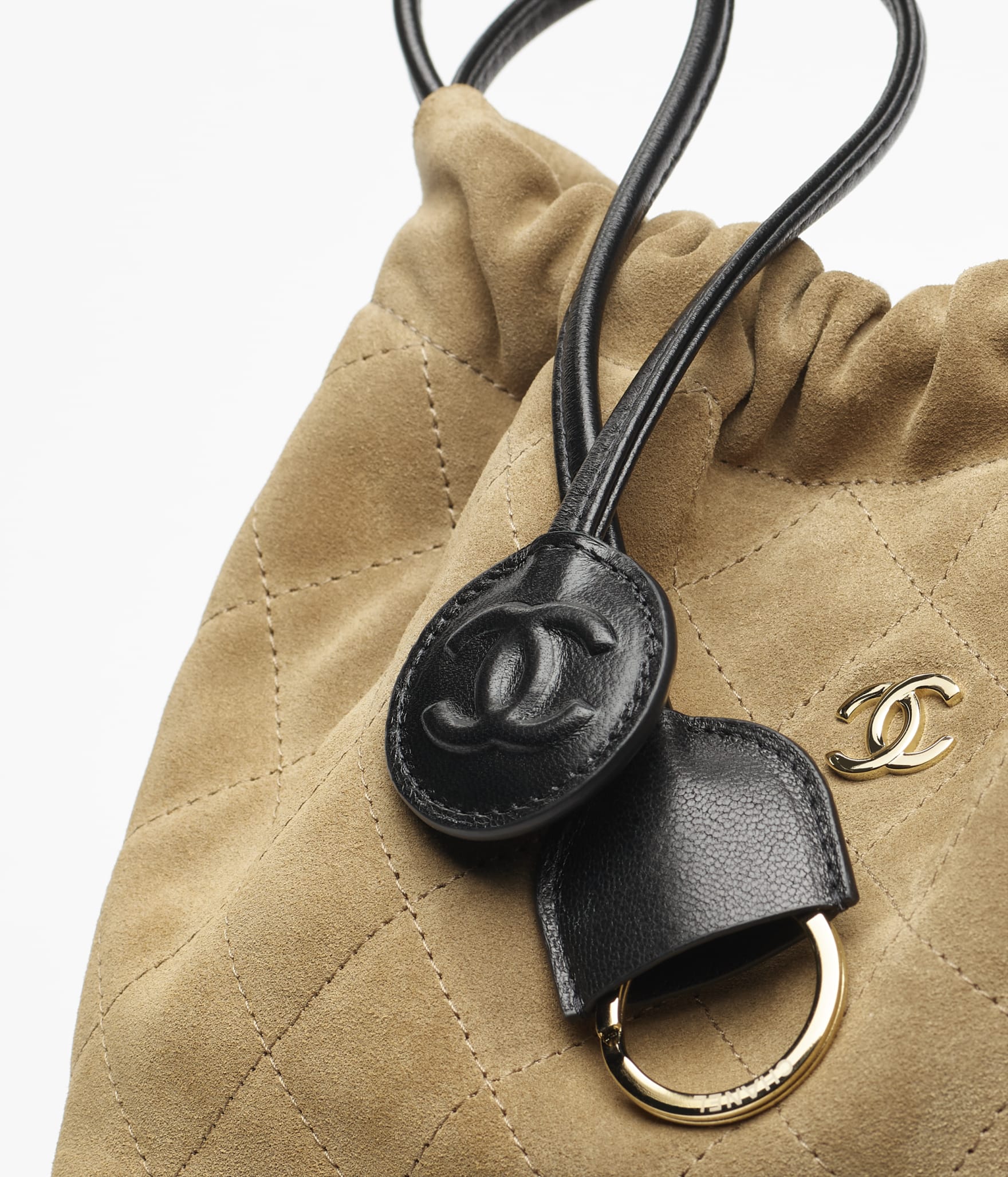 Clutch with Leather Strap