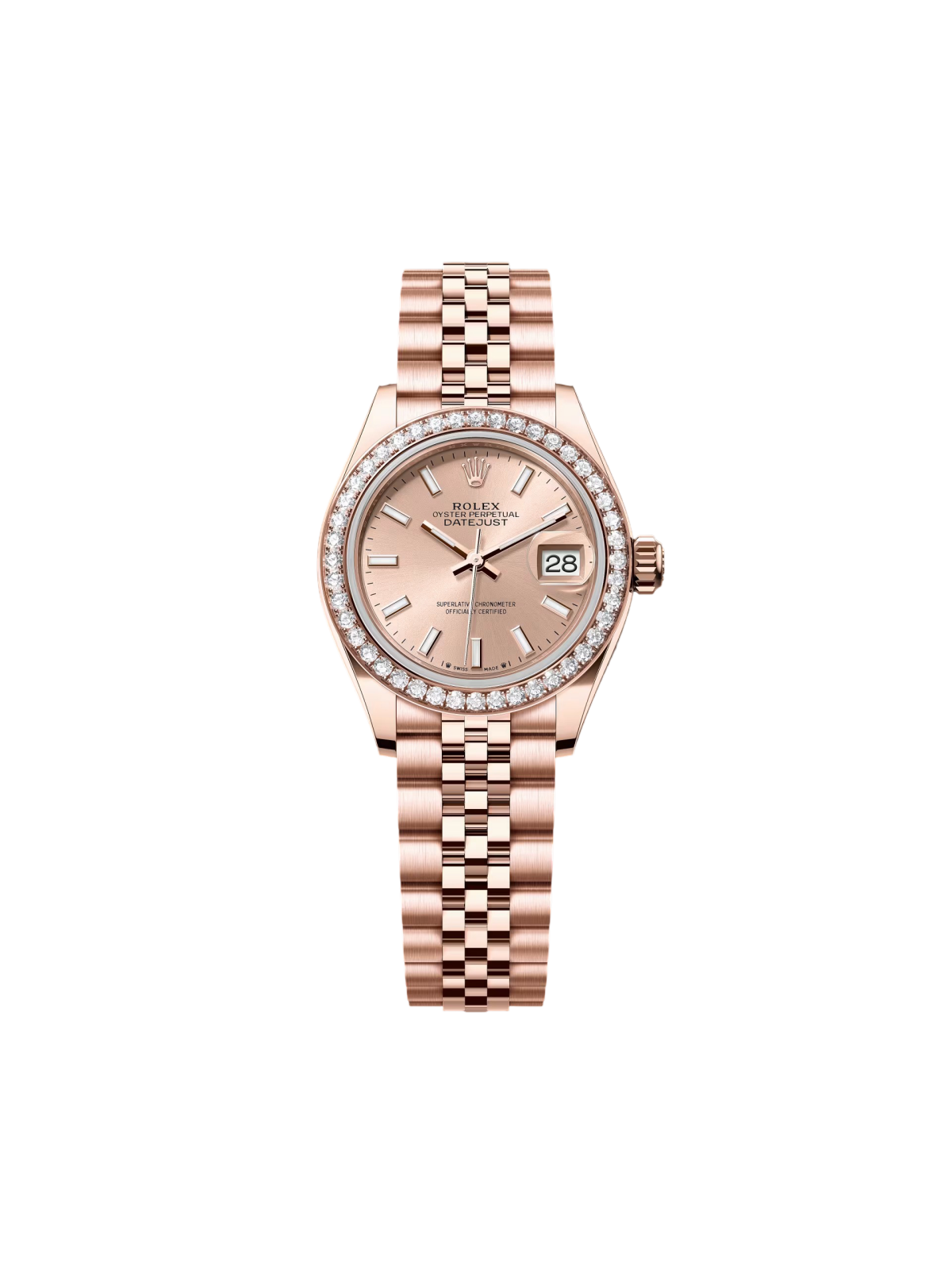 RLX  Lady-Datejust 31mm 279135RBR Rose Dial Jubilee Bracelet