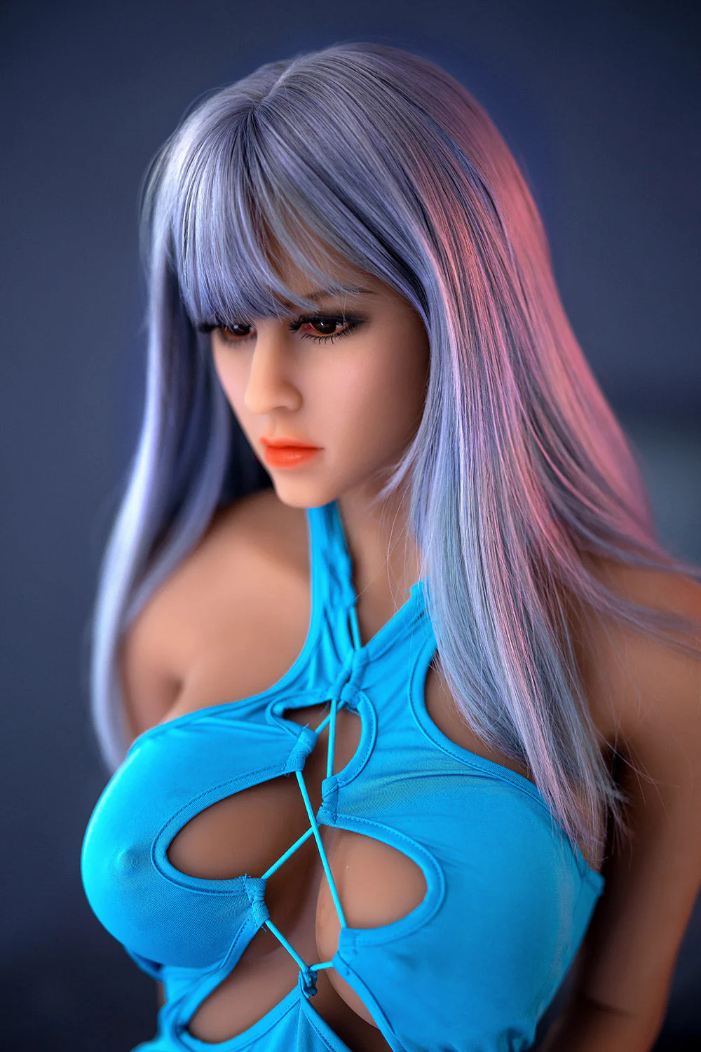EU Stock - Walpole 5ft18 / 158cm Grey Hair Medium Chest TPE Adult Love Doll