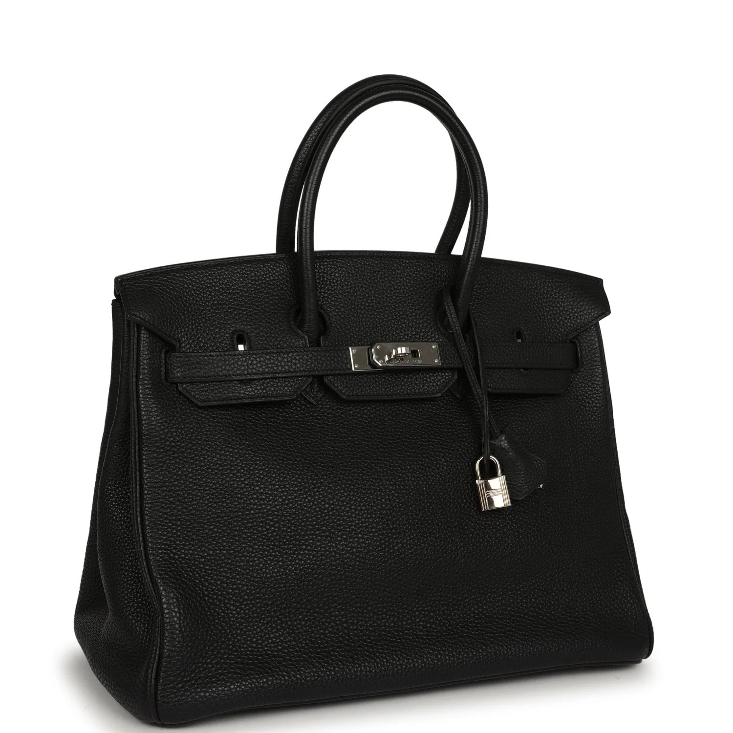 HERMÈS Birkin 35 Black Togo Palladium Hardware