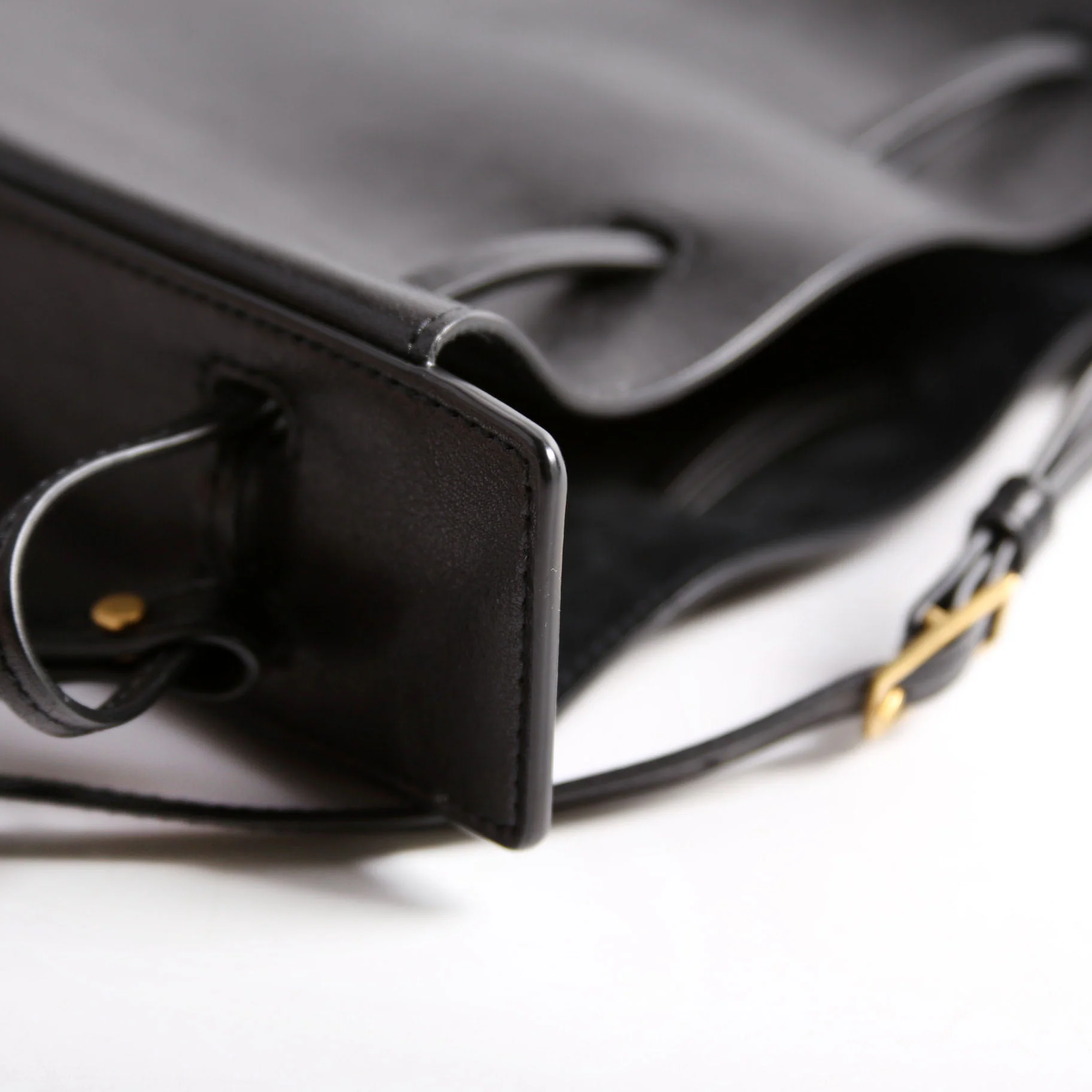 Mini Bucket Calfskin 817386 Black