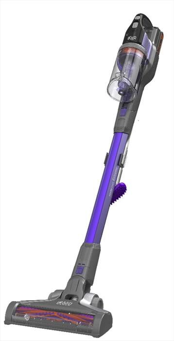 BLACK & DECKER - Scopa Elettrica BHFEV182CP Stanley-Grigio/Viola