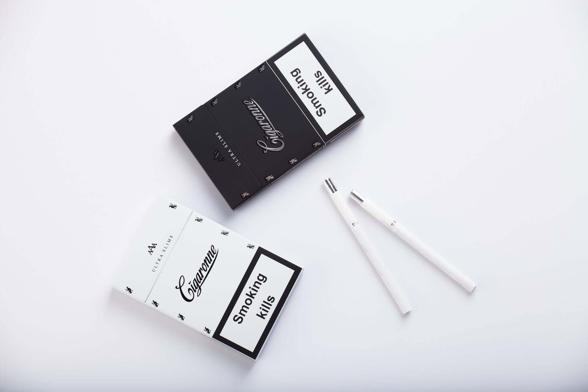 Cigaronne Ultra Slims Black 4mg Carton