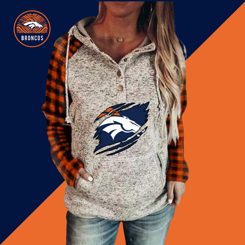 Denver Broncos 3D Printed Splicing Hoodie-Denver Broncos