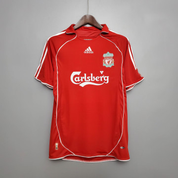 2006-2007 Retro Liverpool Football Shirt Home 1:1 Thai Quality