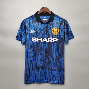 1992-1993 Retro Manchester United Away Football Shirt 1:1 Thai Quality