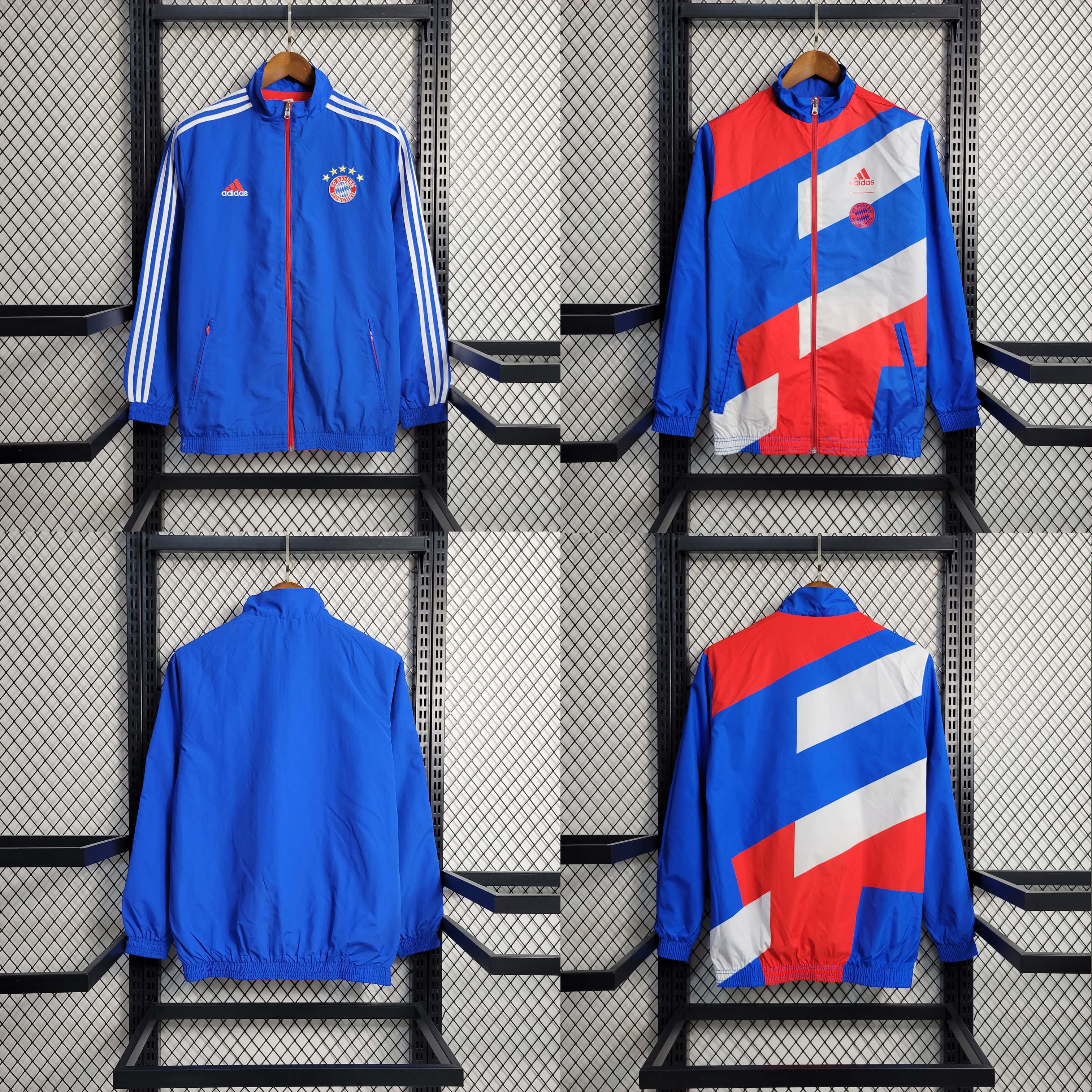 2023-2024 Reversible Windbreaker Bayern MunichFootball Shirt 1:1 Thai Quality