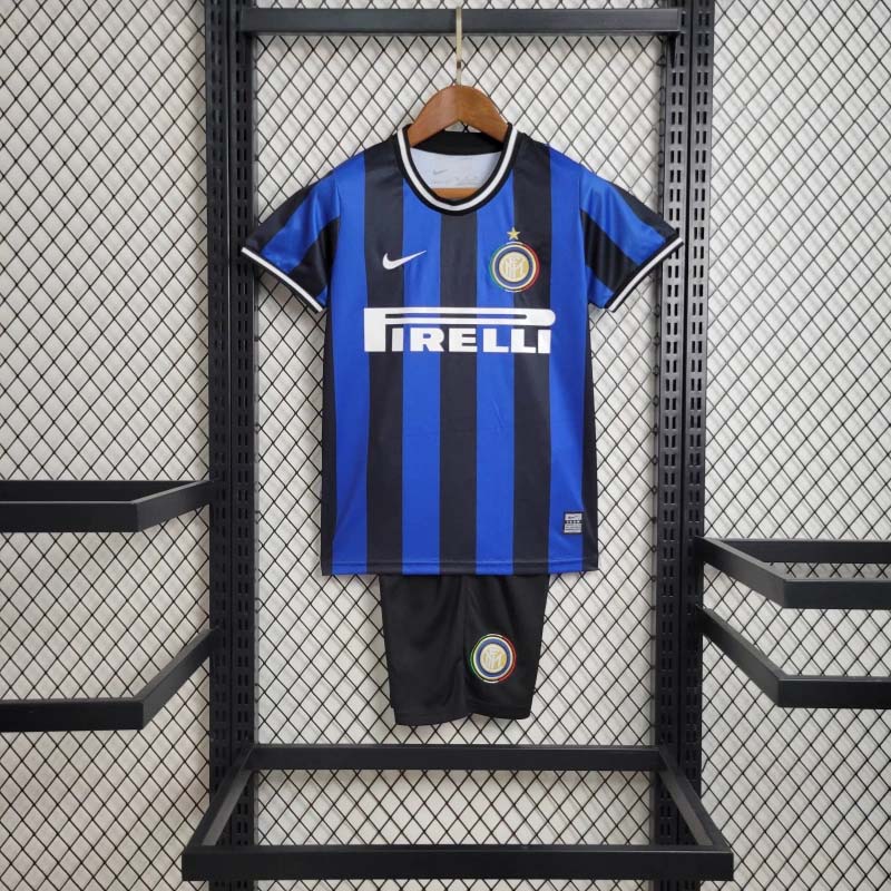 2009-2010 Retro KIDS Inter Milan Home Football Jersey 1:1 Quality Thai Quality