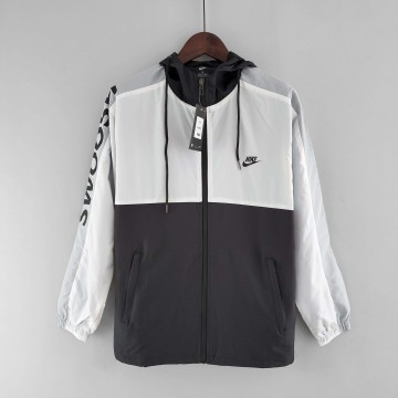 Windbreaker Nike Black & WhiteFootball Shirt 1:1 Thai Quality