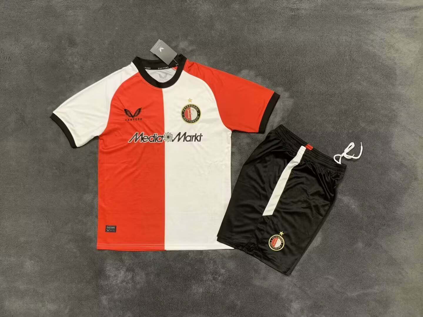 2024-2025 KIDS Feyenoord  Home Football Shirt 1:1 Thai Quality