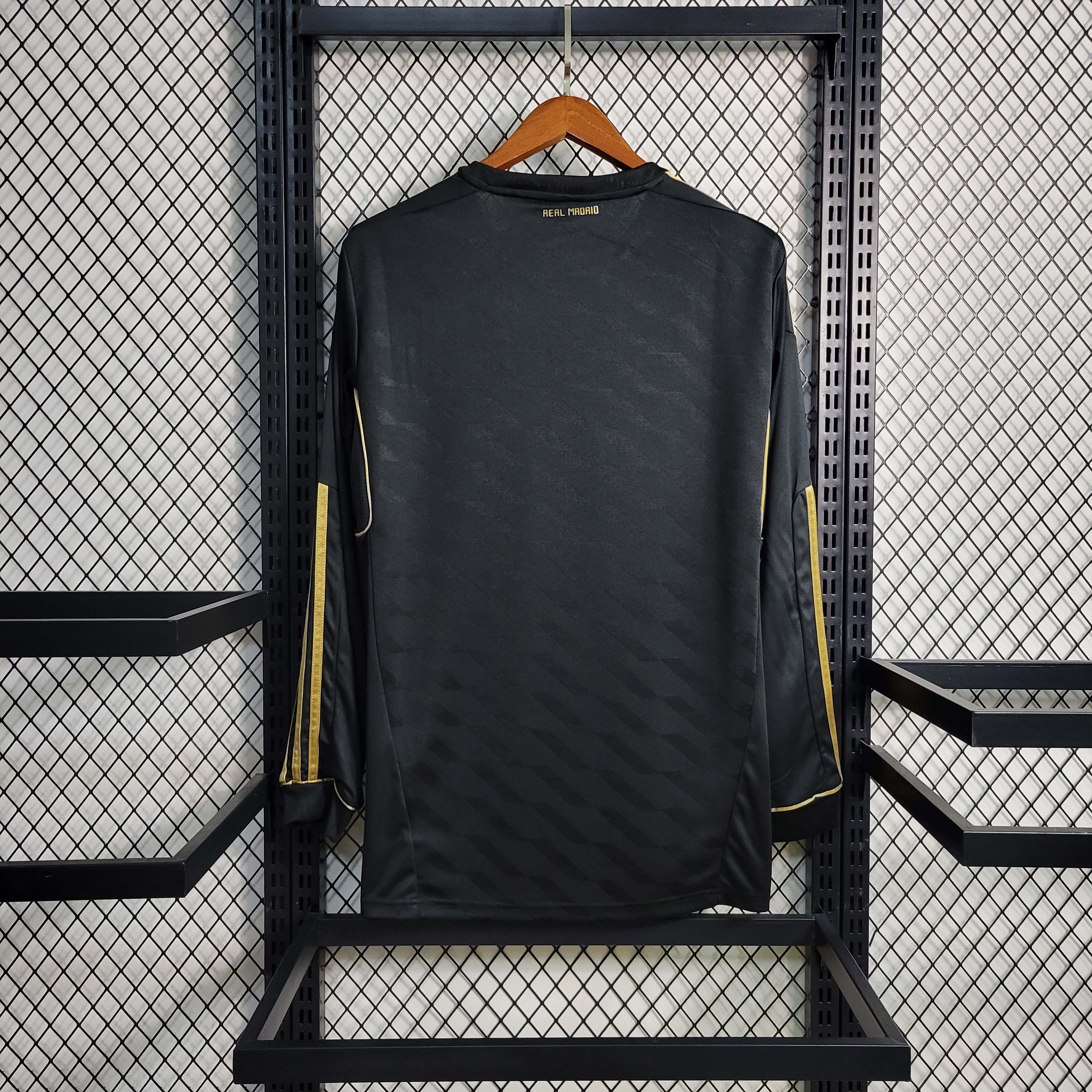 2011-2012 Retro Long Sleeve Real Madrid Away Football Shirt 1:1 Thai Quality