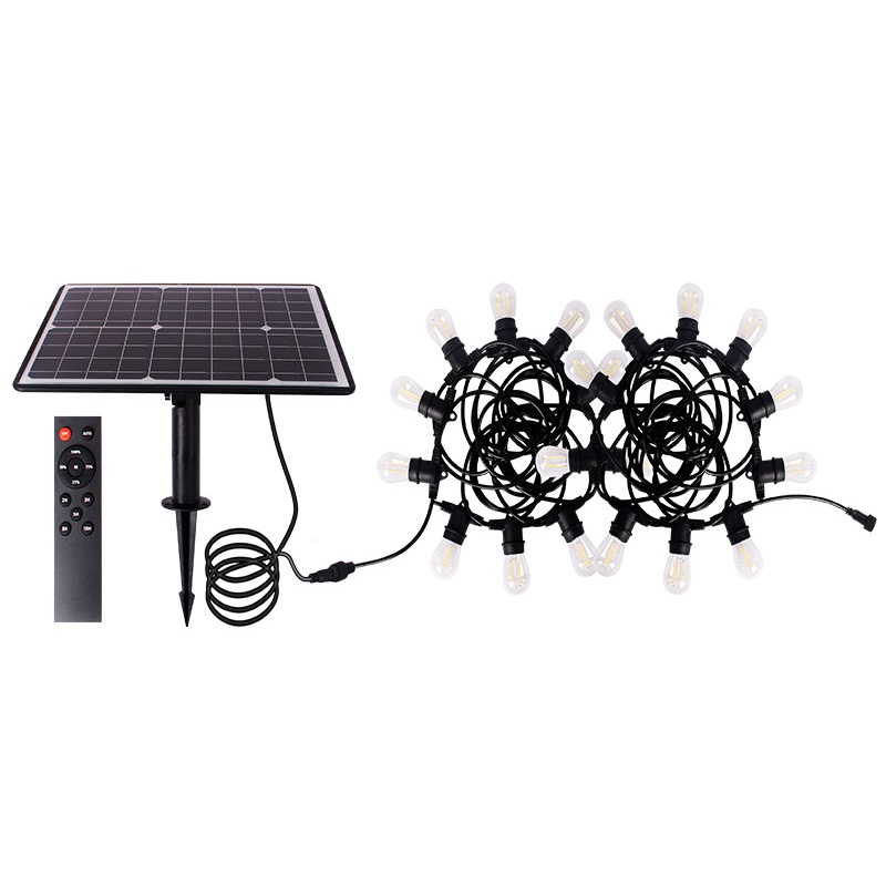 solar garden christmas light string