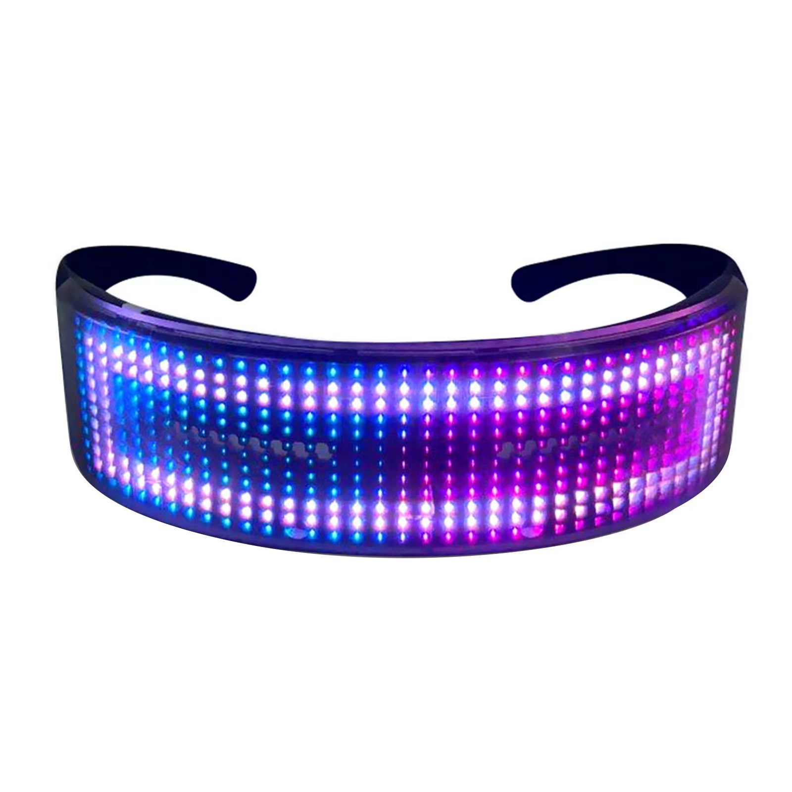 Intelligent colorful led eyeglass