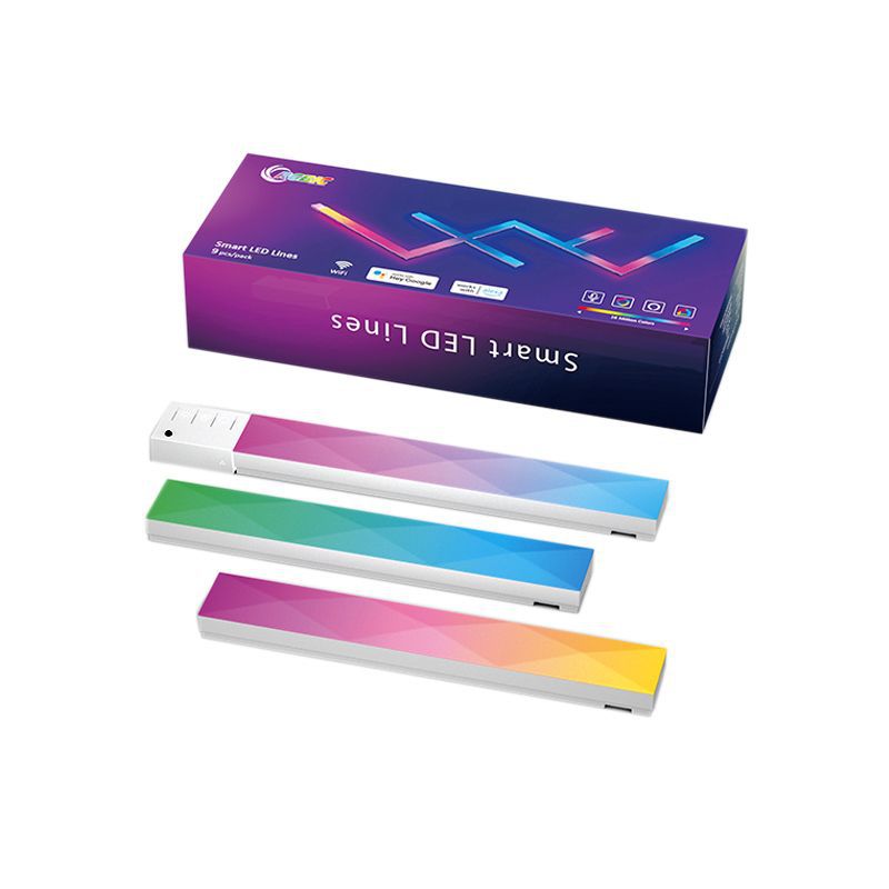 smart wifi music colorful splicing Lamp