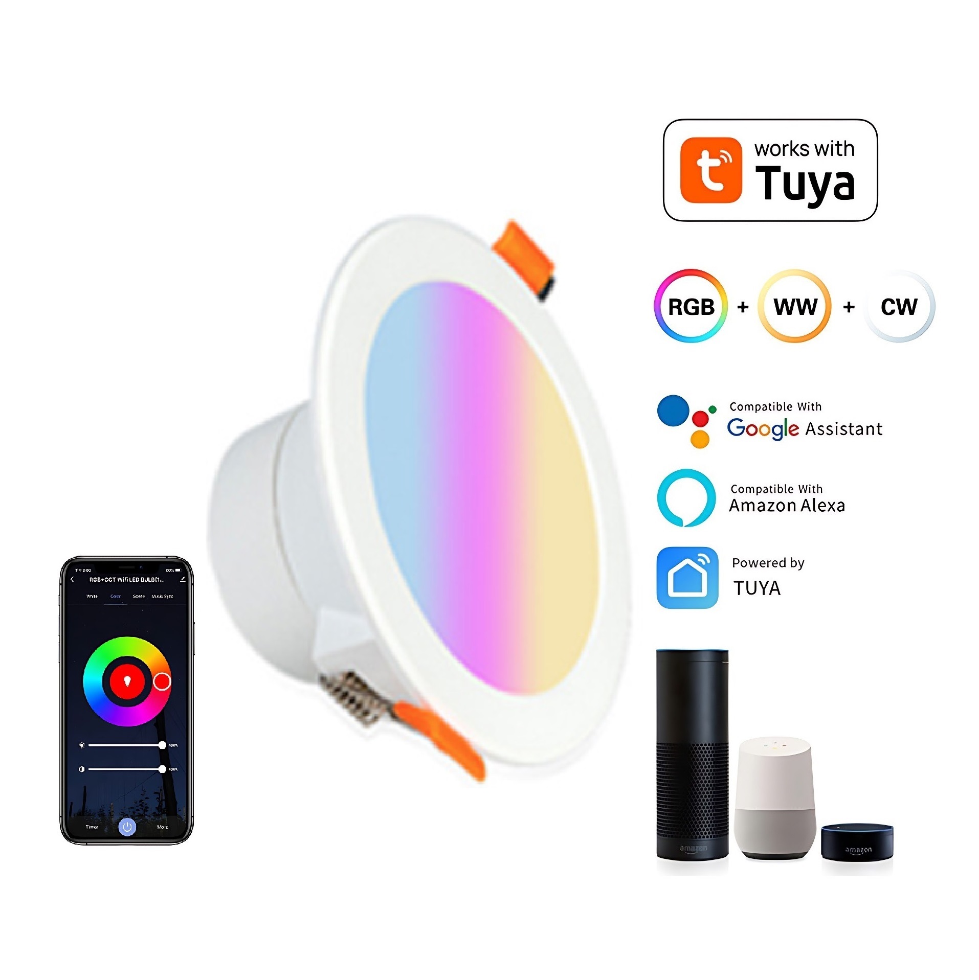 intelligent wifi led downlight