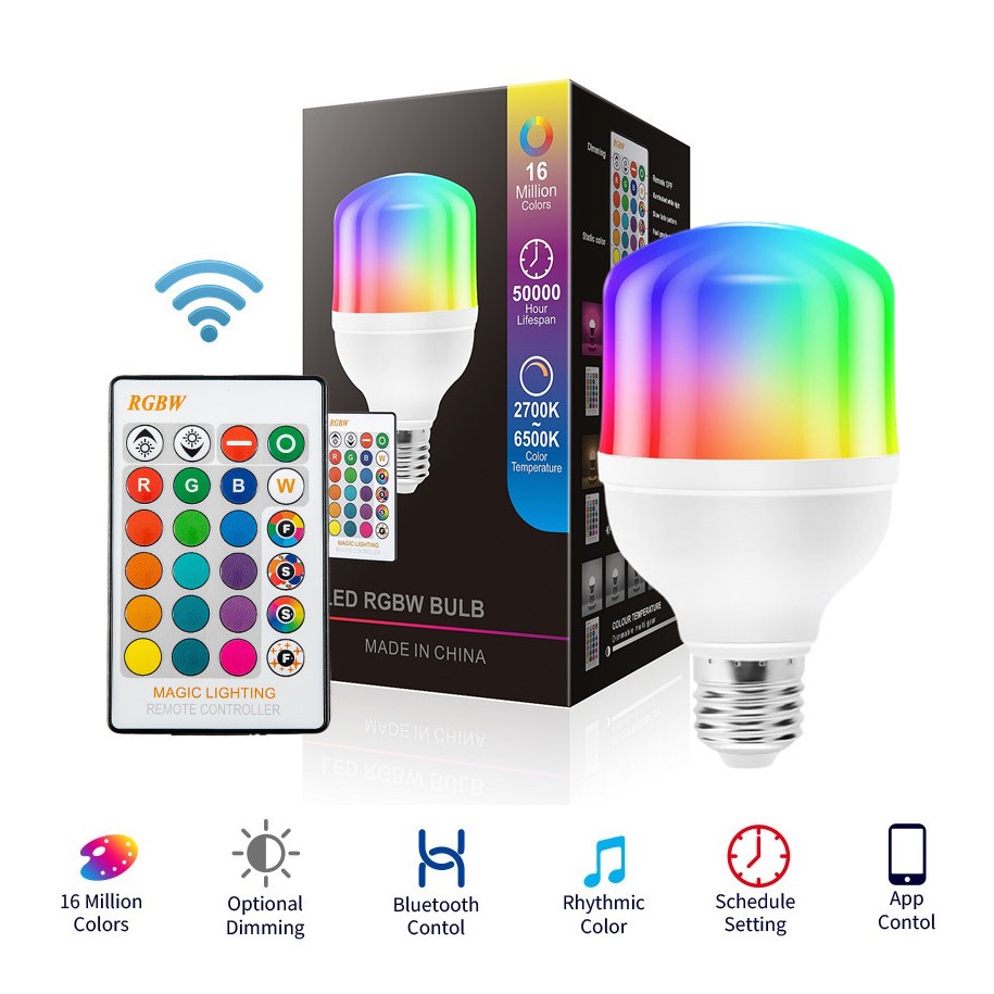 bluetooth RGB A50 LED T bulb