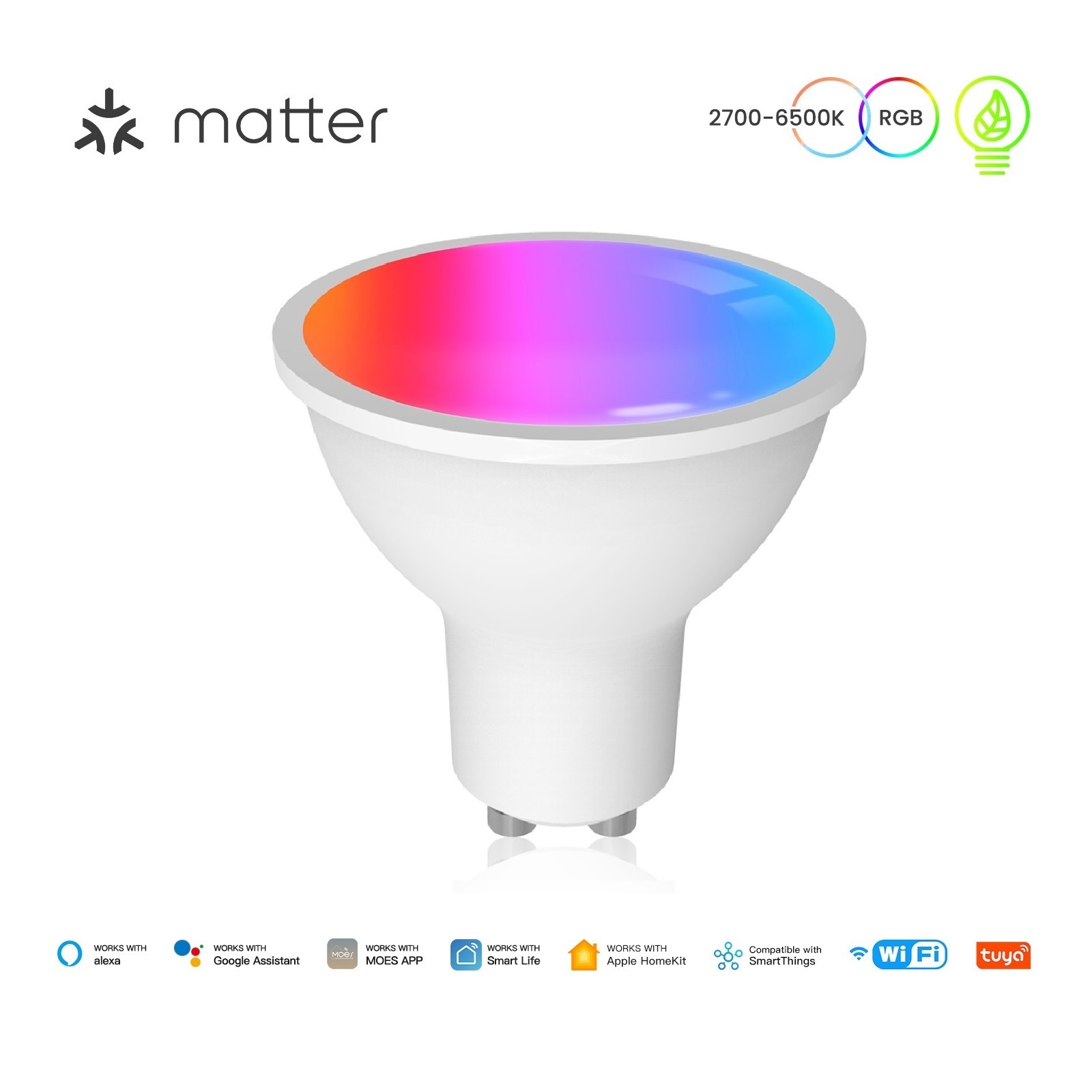 matter Tuya gu10 Led spotlight