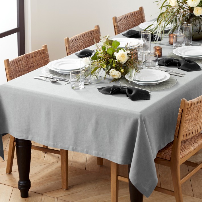 Italian Washed Linen Tablecloth