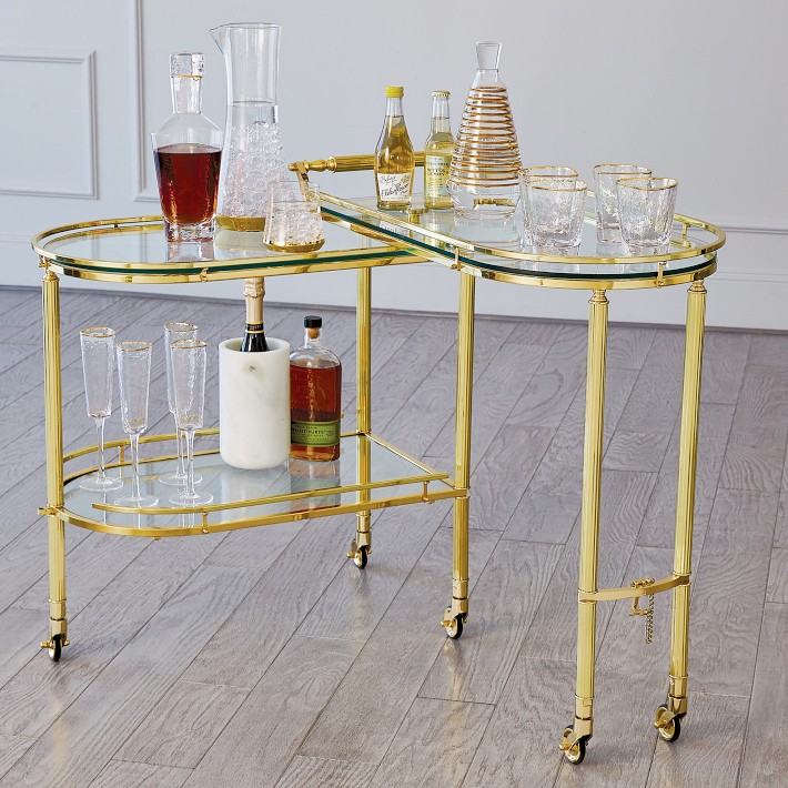 Bella Folding Bar Cart (31