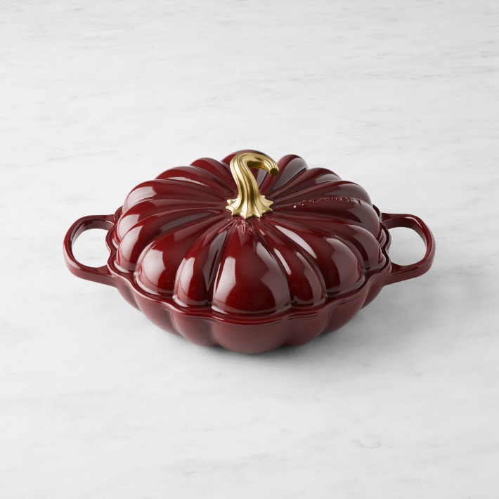 Le Creuset Enameled Cast Iron Pumpkin Braiser, 2 1/4-Qt.