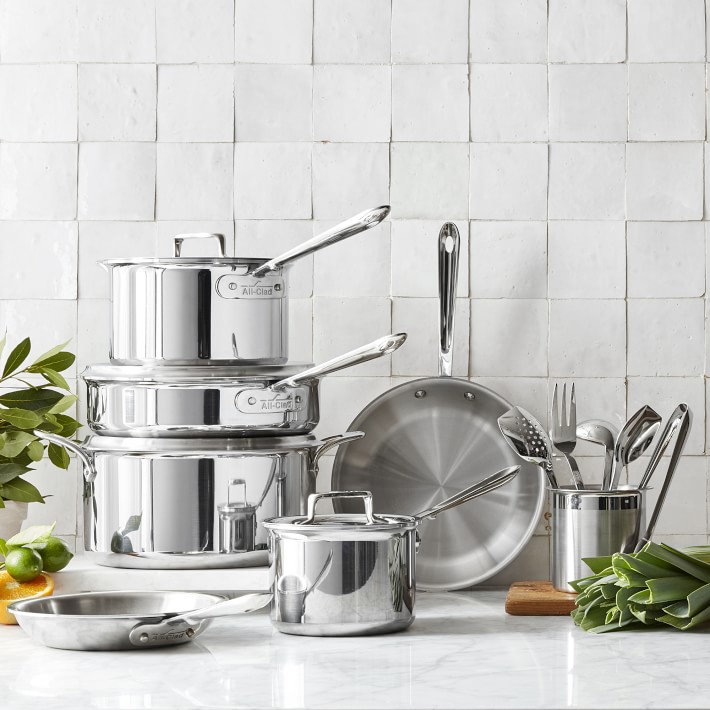 All-Clad D5® Stainless-Steel 7-Piece Cookware Set