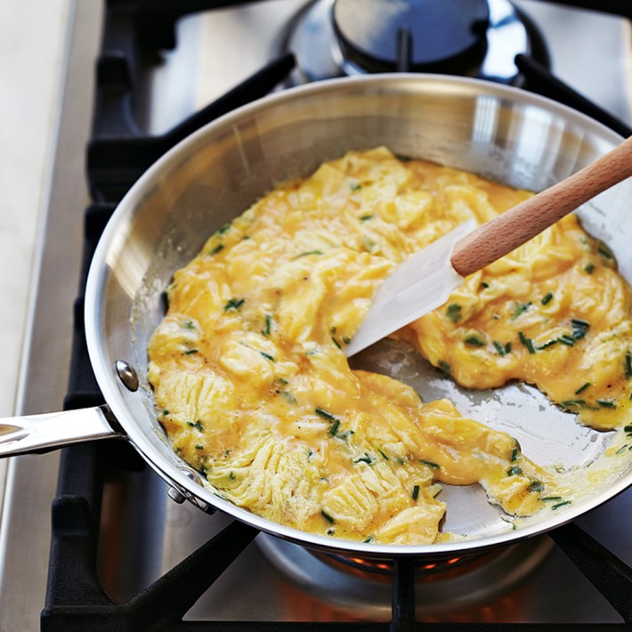 All-Clad D5® Brushed Stainless-Steel Nonstick Fry Pans
