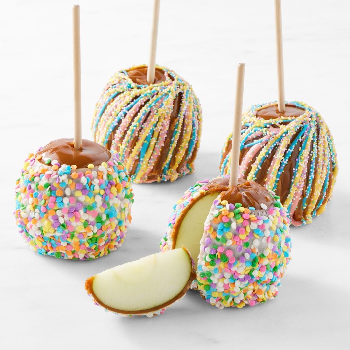 Easter Caramel Apples, Set of 4