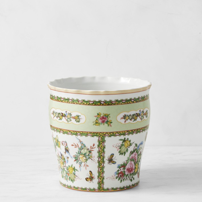 Williams Sonoma Famille Rose Porcelain Utensil Holder