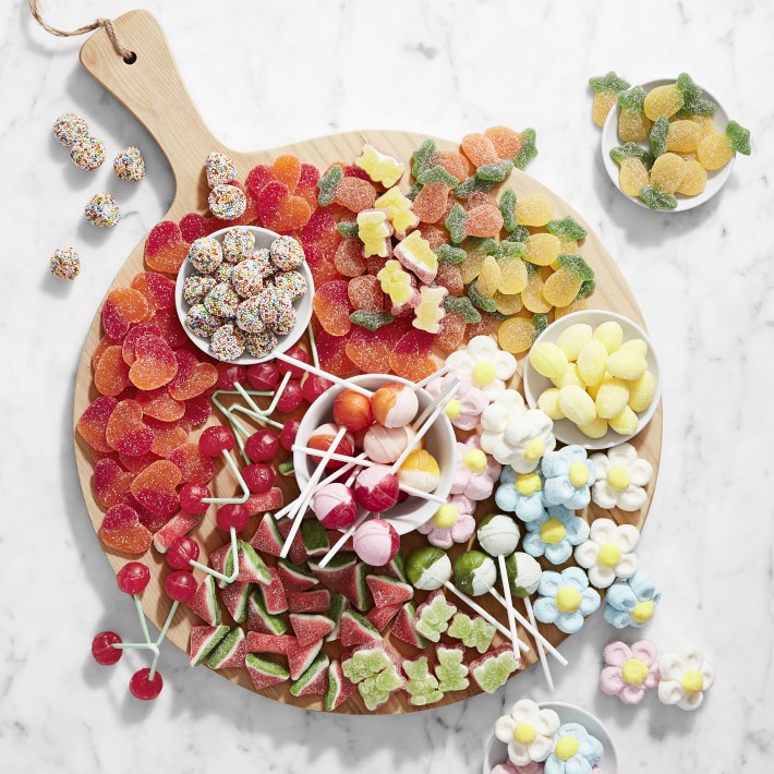Williams Sonoma Rainbow Lollipops in Drum
