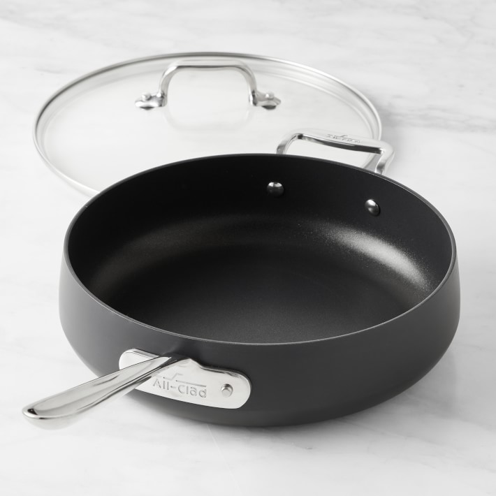 All-Clad HA1 Hard Anodized Nonstick Saute Pan with Lid, 4-Qt.