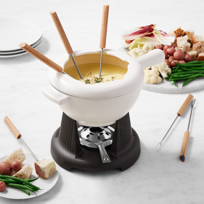 Le Creuset Enameled Cast Iron Fondue Pot & Cheese Set