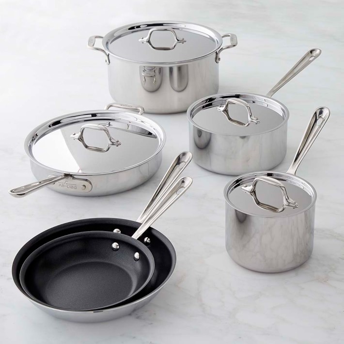 All-Clad D3® Tri-Ply Stainless-Steel Nonstick Fry Pan