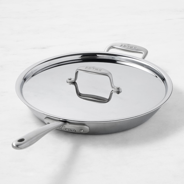 All-Clad Collective Stainless-Steel Covered Fry Pan, 12 1/2