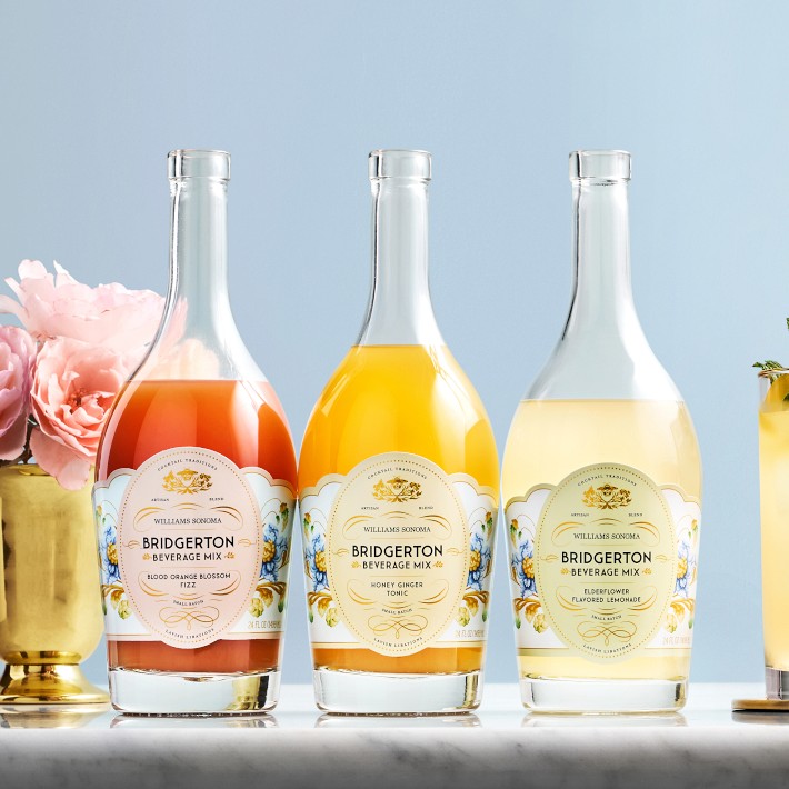 Bridgerton x Williams Sonoma Beverage Mix, Blood Orange Blossom Fizz