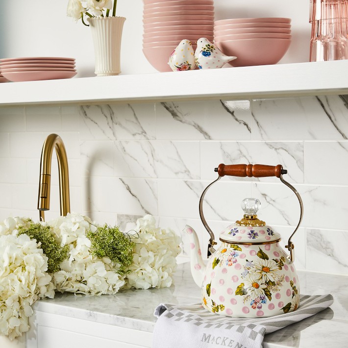 MacKenzie-Childs Wildflowers Tea Kettle