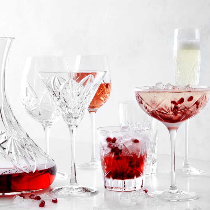 Fiore White Wine Glasses, Set of 2