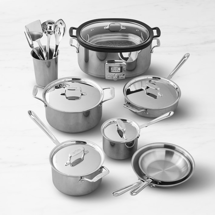 All-Clad Stainless-Steel Ultimate 16-Piece Cookware Set