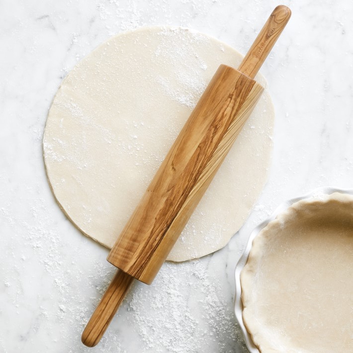 Williams Sonoma Barrel Olivewood Rolling Pin