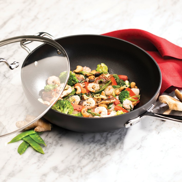 All-Clad HA1 Hard Anodized Nonstick Covered Chefs Pan, 12