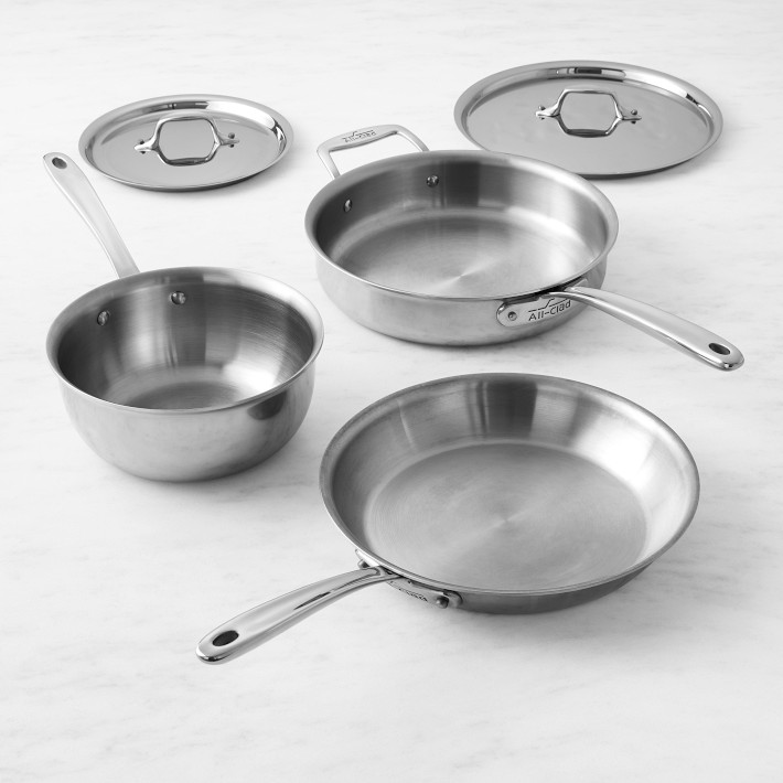 All-Clad G5™ Graphite Core Stainless-Steel 5-Piece Cookware Set