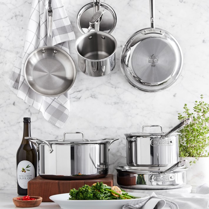 All-Clad D5® Stainless-Steel 10-Piece Cookware Set