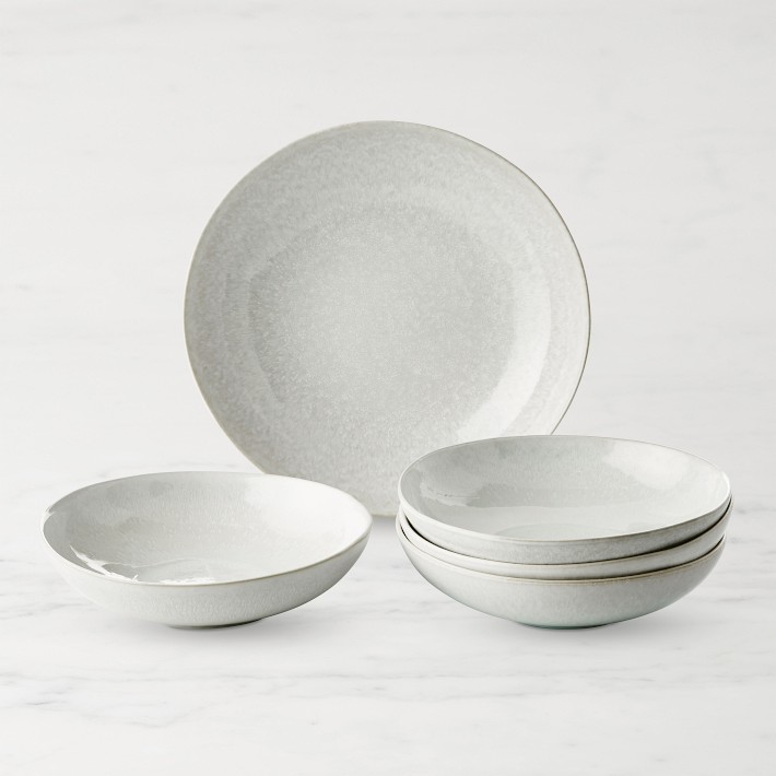 Cyprus Reactive Glaze Pasta Bowl Set with Serving Bowl